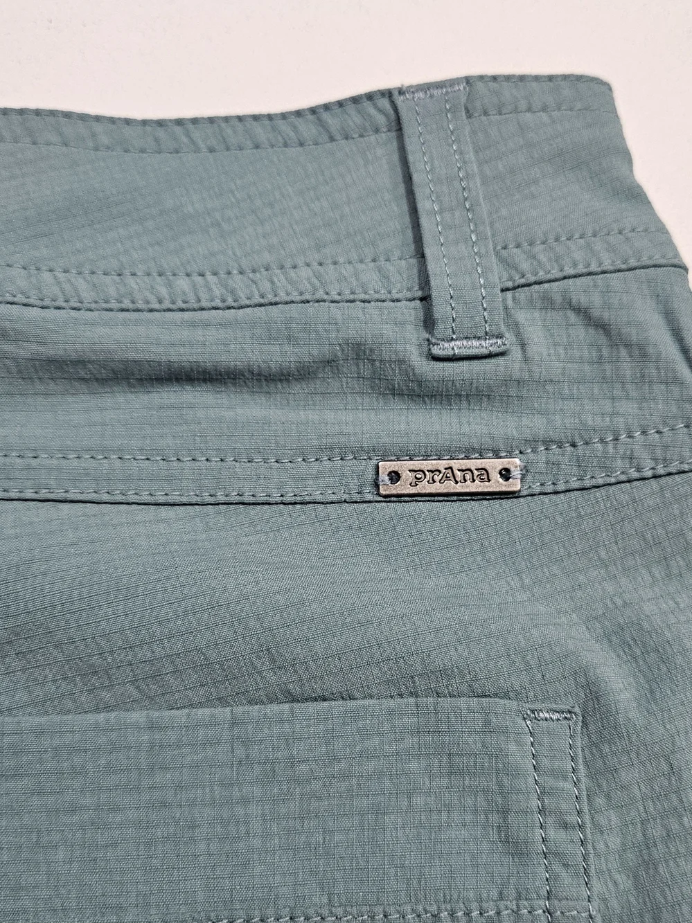 Prana Women's Teal Athletic Shorts - Picture 5 of 7